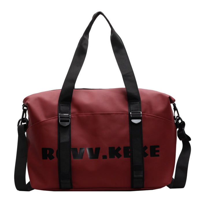 Sporty Multifunctional Duffel Bag With Adjustable Shoulder Strap Bowlift