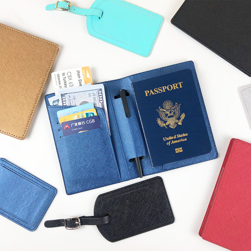 Stylish Passport and Luggage Tag Set Bowlift