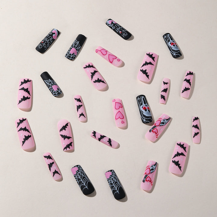 Spooky Halloween-Themed Acrylic Nail Art Extensions Bowlift