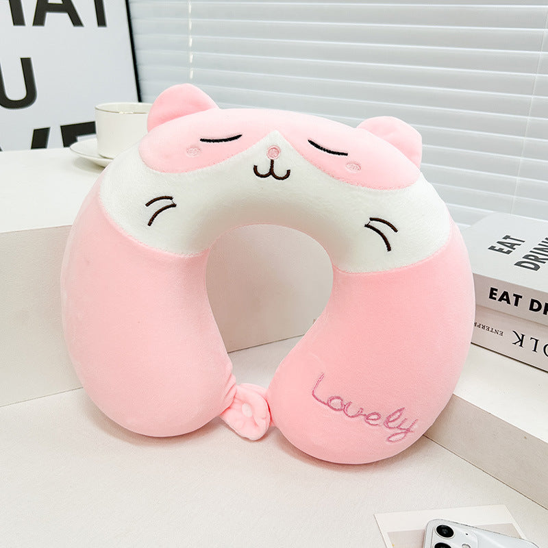 Women's Neck Support Pillow with Playful Design Bowlift