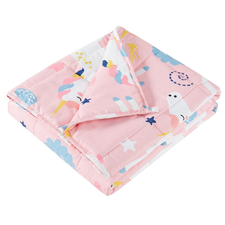Child's blanket with colorful dinosaur motif Bowlift