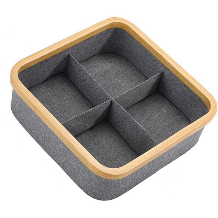 Felt Organizer with Bamboo Frame Bowlift