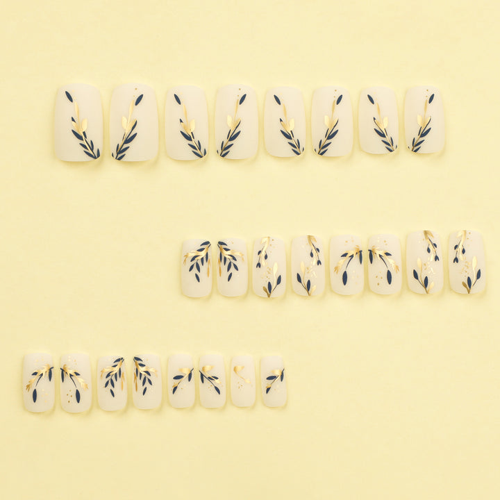 Artistic Press-On Nail Enhancements Bowlift