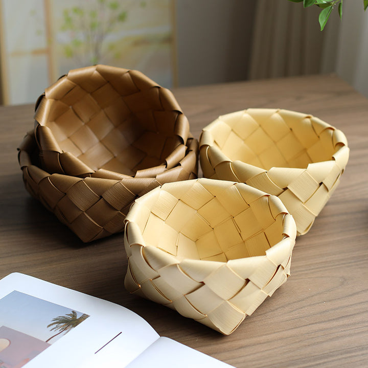 Handwoven Decorative Woven Serving Bowl Bowlift