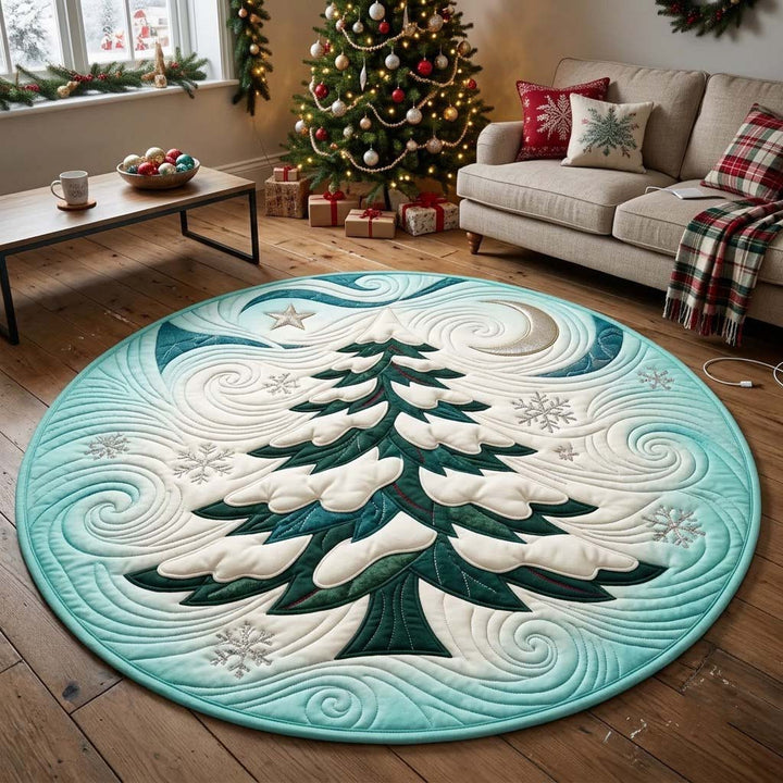 Round Christmas Tree Carpet