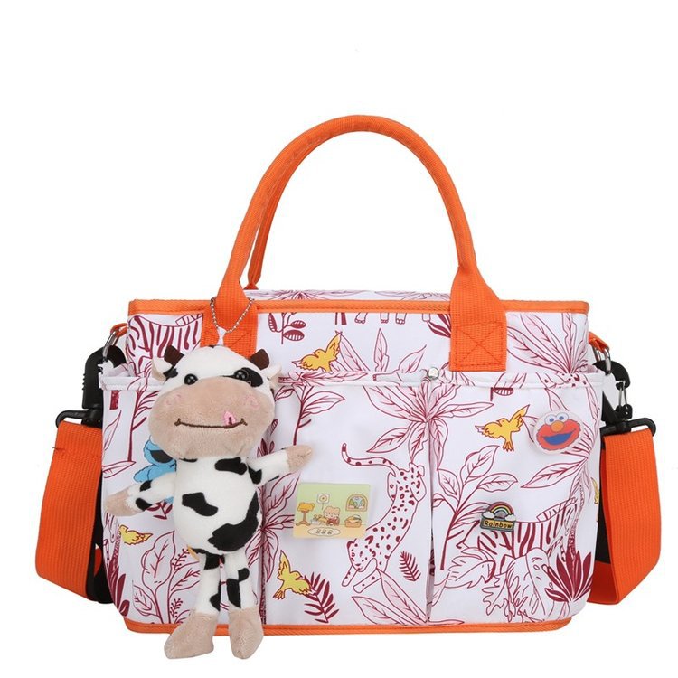 Fun-Themed Multi-Pocket Tote Bag Bowlift