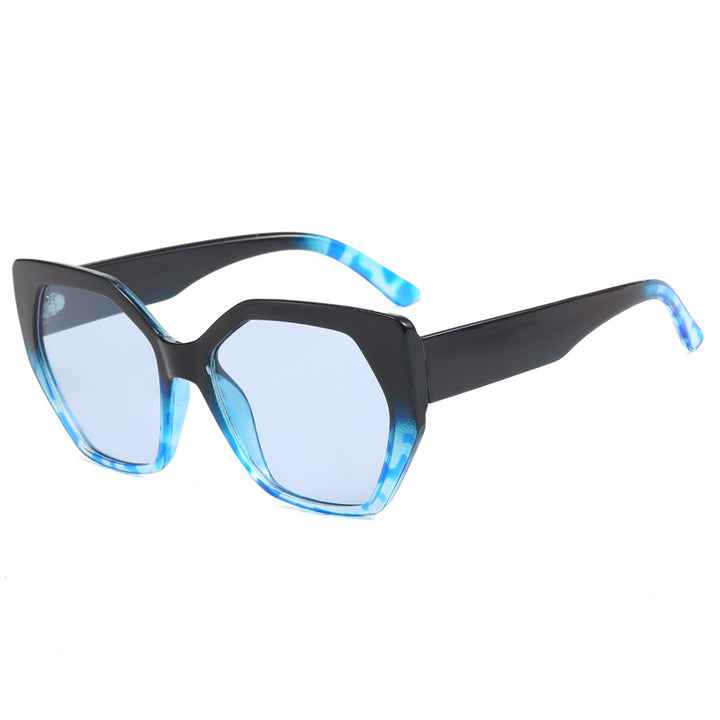 Women oversized geometric sunglasses Bowlift