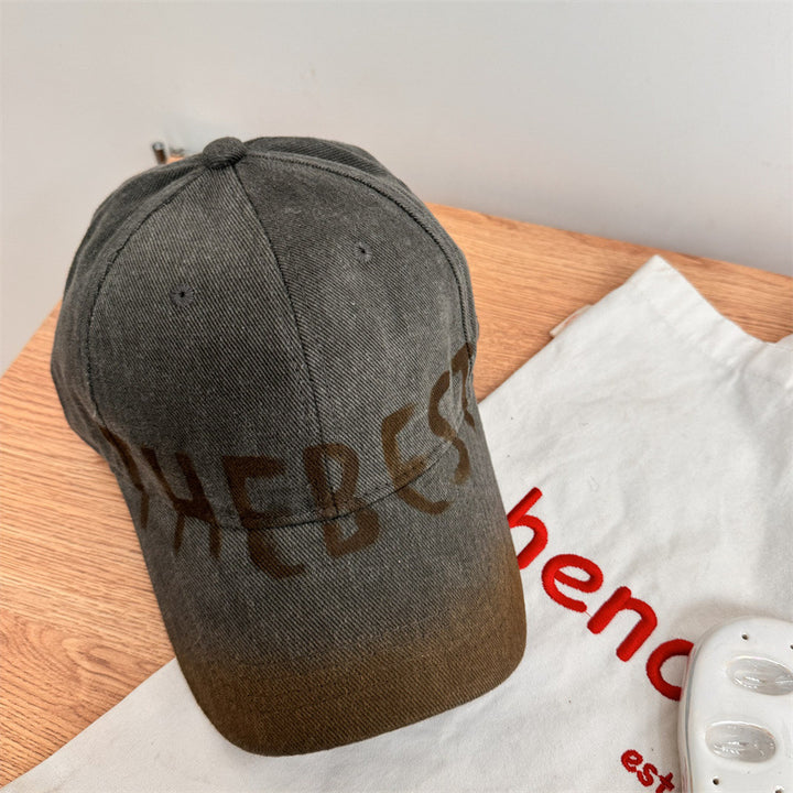 Women's Vintage Denim Baseball Cap Bowlift