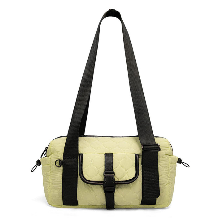 Multifunctional shoulder bag with structured design Bowlift