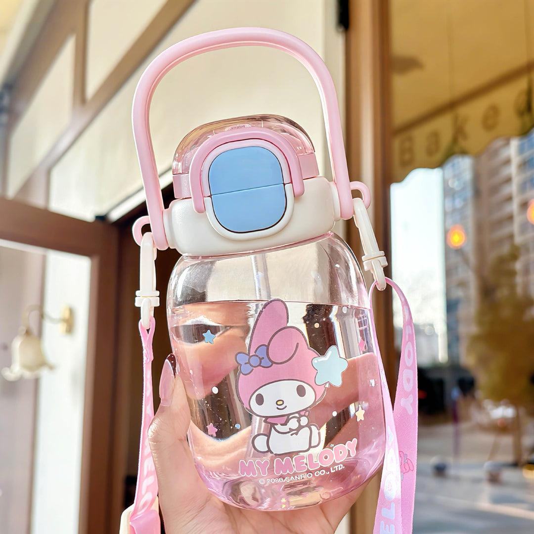 Women's practical drinking bottle with ergonomic grip Bowlift