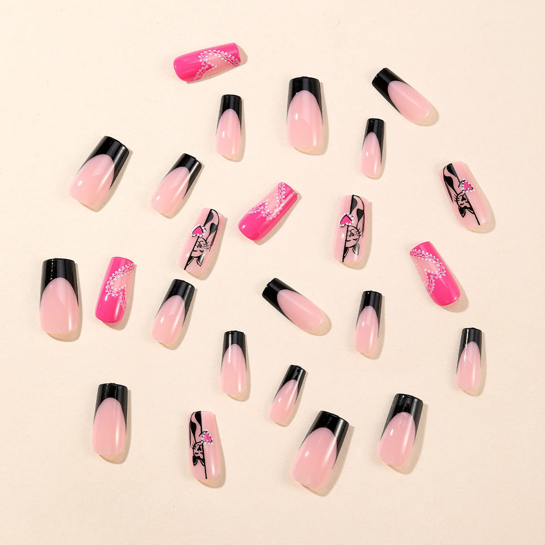Artistic Cat-Themed Nail Art Set Bowlift