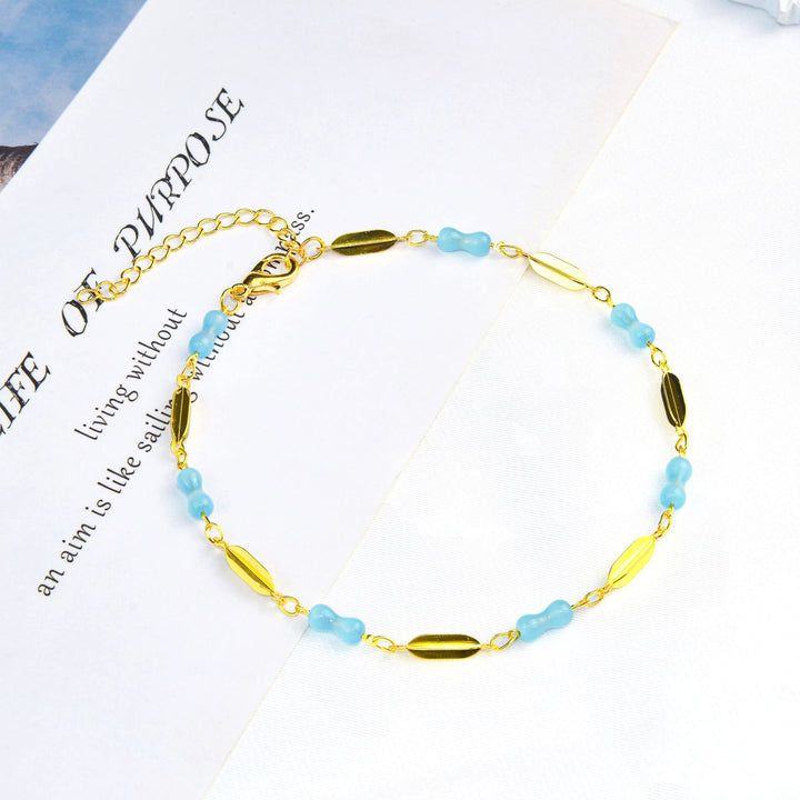 Elegant Gemstone Anklet Bowlift