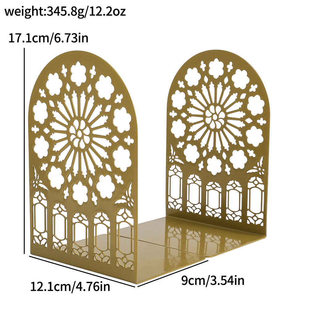 Decorative Art Metal Bookends