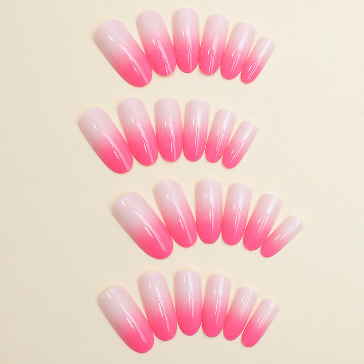 Elegant Ombre Press-On Nails Bowlift