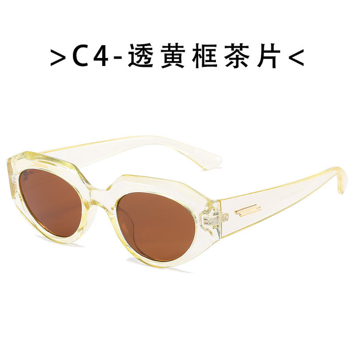 Women's Geometric Cat-Eye Sunglasses Bowlift