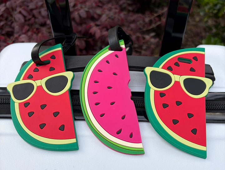 Watermelon-Themed Luggage Tag Bowlift