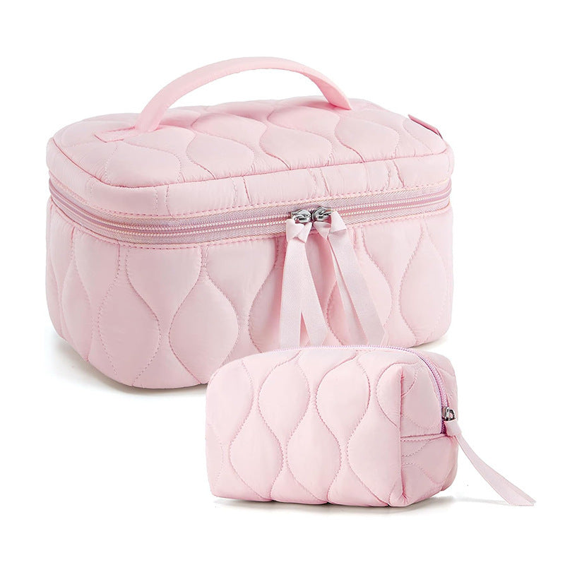 Cosmetic organizer bag with practical compartments Bowlift