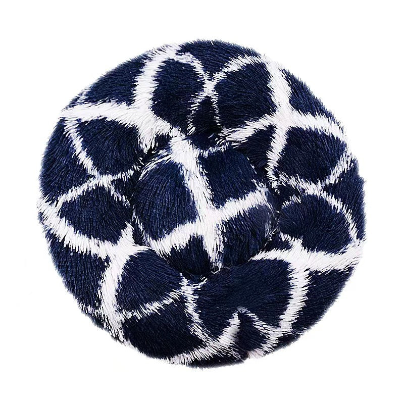 Plush Round  Lounge Bed  Dog Bed
