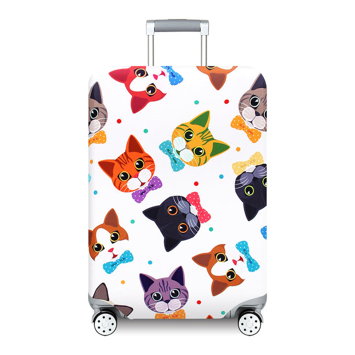 Unisex nan Kids Luggage Cover for Hard Shell Suitcases with Fun Space Design made of Elastic Polyester-Spandex Bowlift