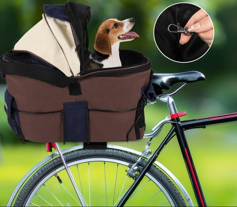 collapsible breathable soft pet carrier bag with mesh canopy and exterior pockets Bowlift