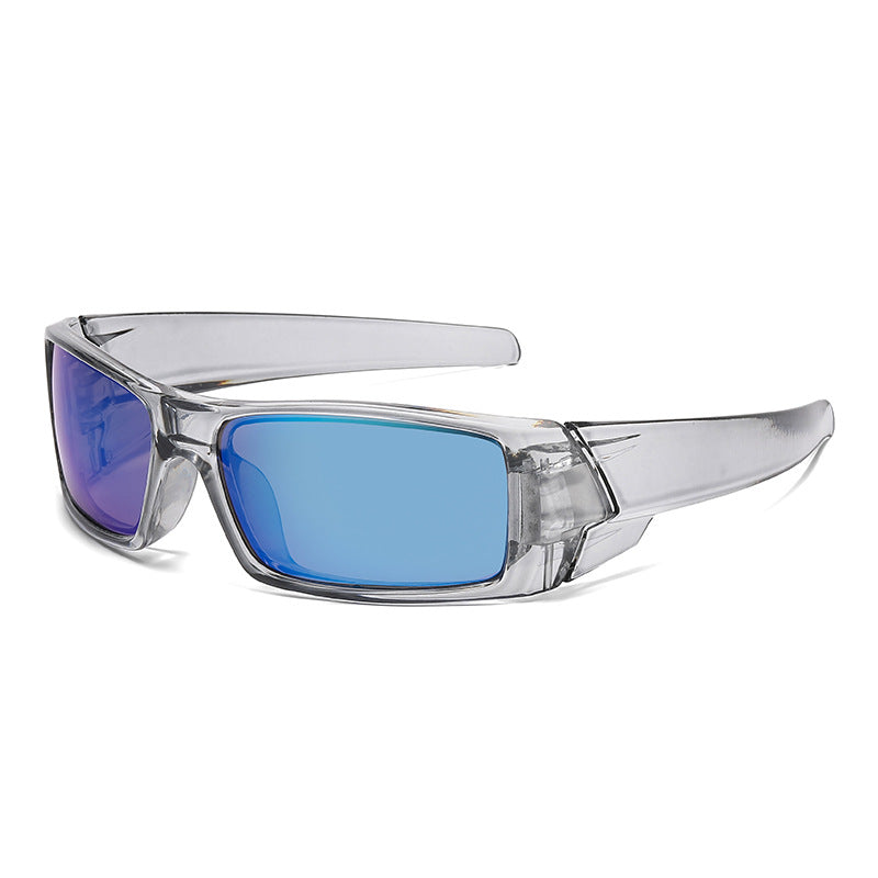 Polarized Wraparound Fishing Sunglasses with Impact-Resistant Frame Bowlift