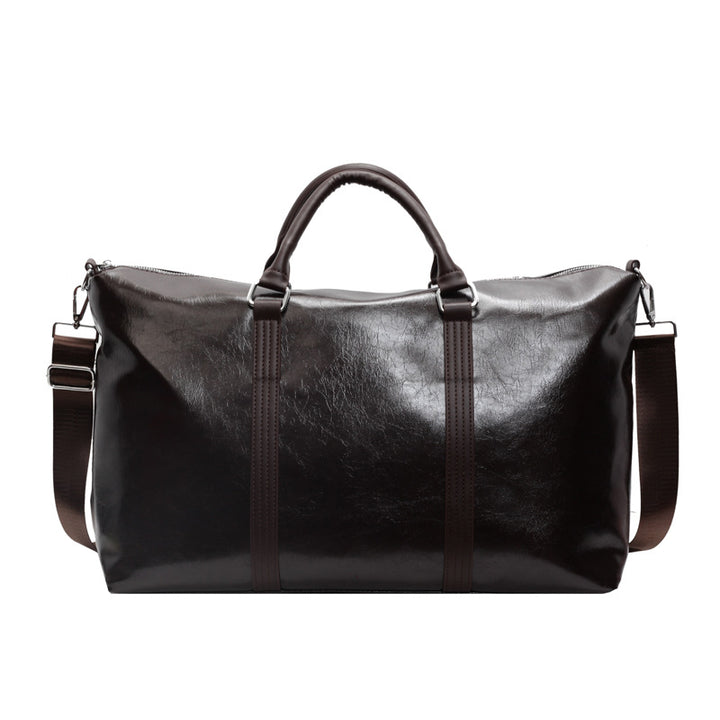 Premium Leather Weekend Duffel Bag Bowlift