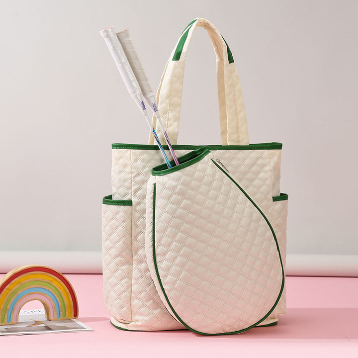Functional Shopper Bag With Practical Exterior Pockets Bowlift