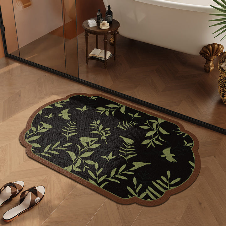 Floral Embellished Area Mat Bowlift