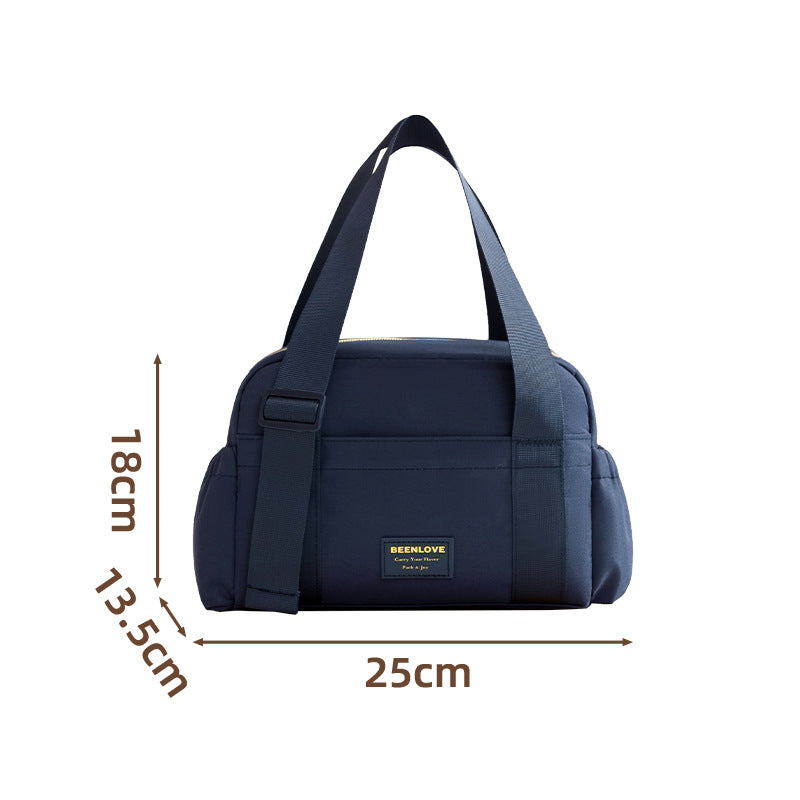 Insulated Lunch Tote with Cute Bow Design Bowlift