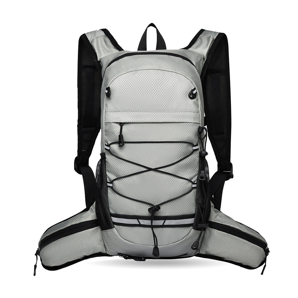 Sporty backpack with breathable mesh inserts and elastic carrying straps Bowlift
