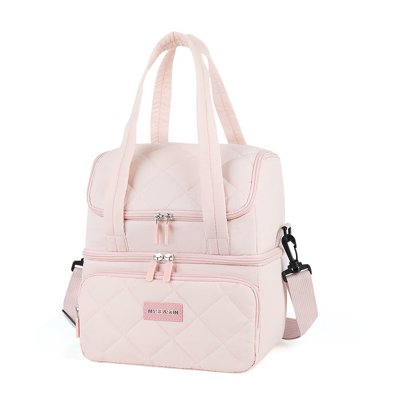 Insulated Multi-Compartment Lunch Cooler