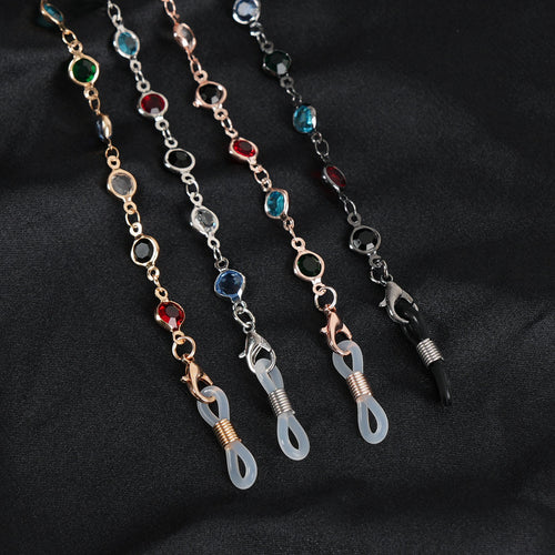 Decorative Gemstone Eyewear Chain Bowlift