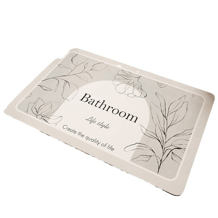 Stylish Bathroom Floor Mat Bowlift