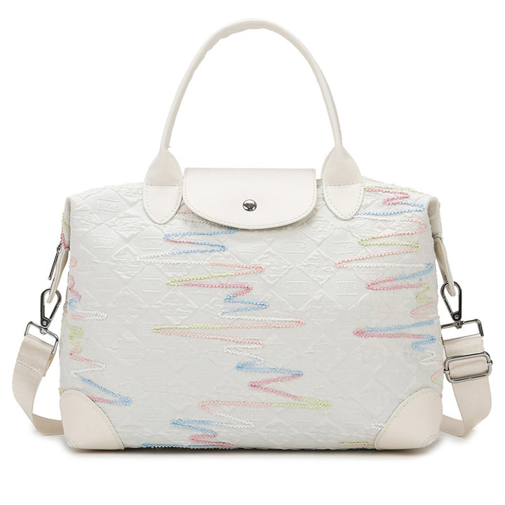 Fashionable Travel Bag With Multifunctional Storage Compartments Bowlift
