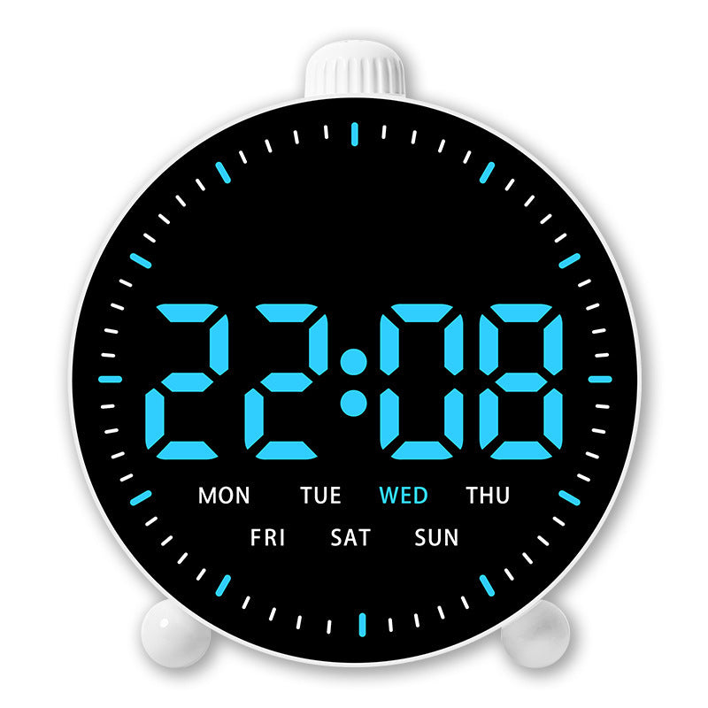 Digital desk clock with LED display and date Bowlift
