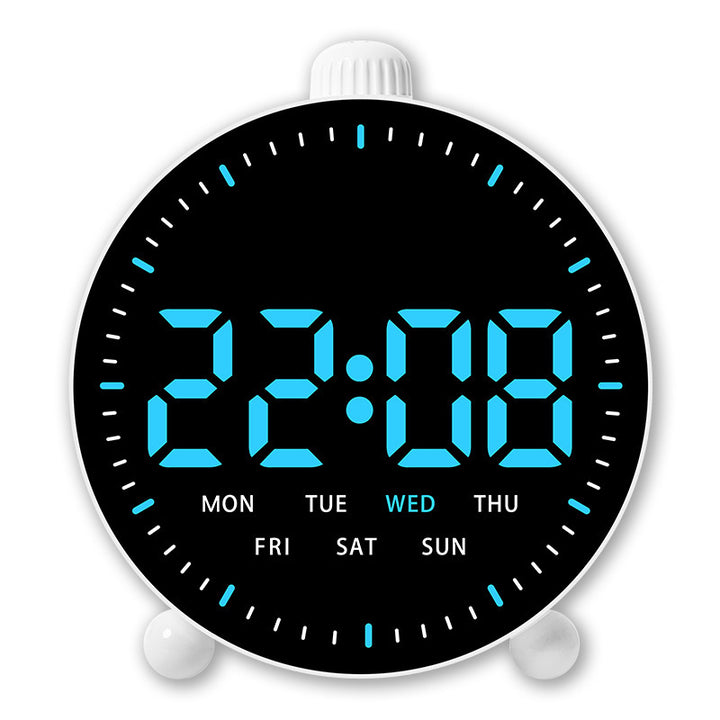 Digital desk clock with LED display and date Bowlift