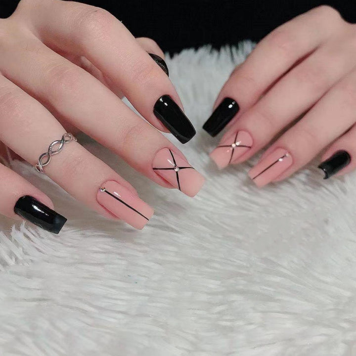 Ornate Butterfly-Inspired Acrylic Nail Extensions Bowlift