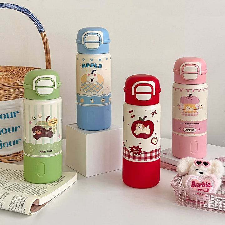 Insulated drinking bottle with child-friendly design Bowlift