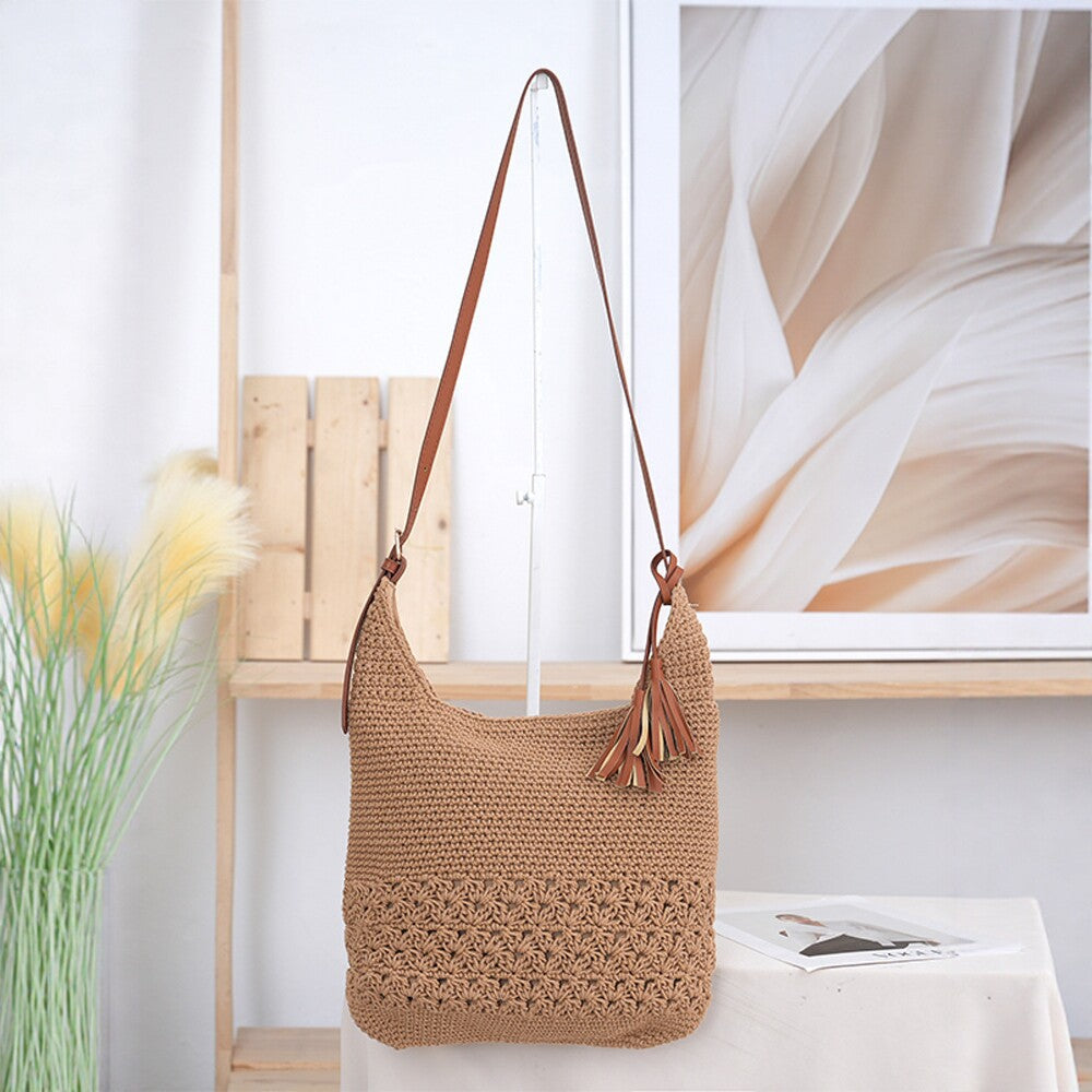 Handmade Crochet Shoulder Bag Bowlift