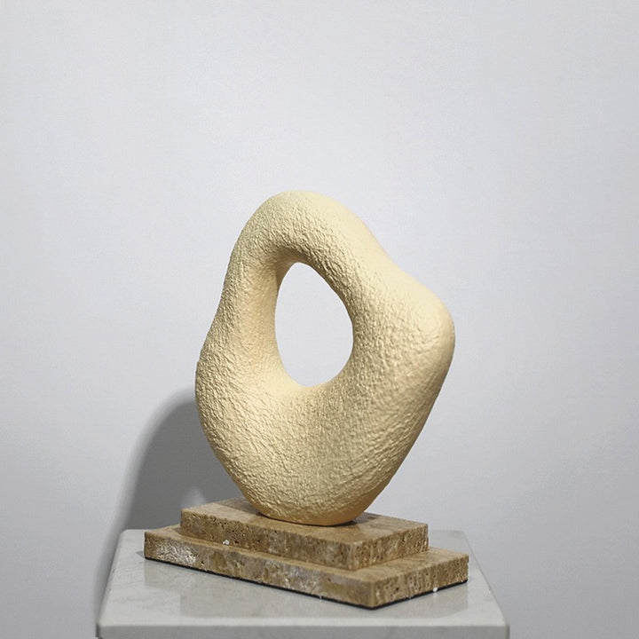 Artistic Textured Centerpiece Sculpture