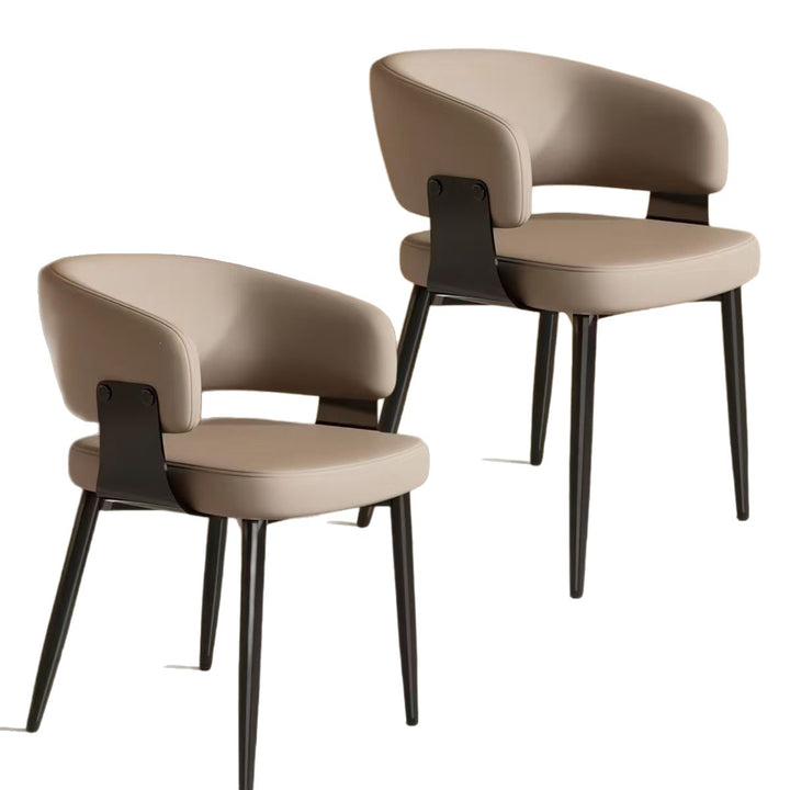 Contemporary Floral Accent Dining Chair Bowlift