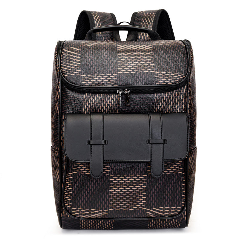 Modern Textured Laptop Backpack