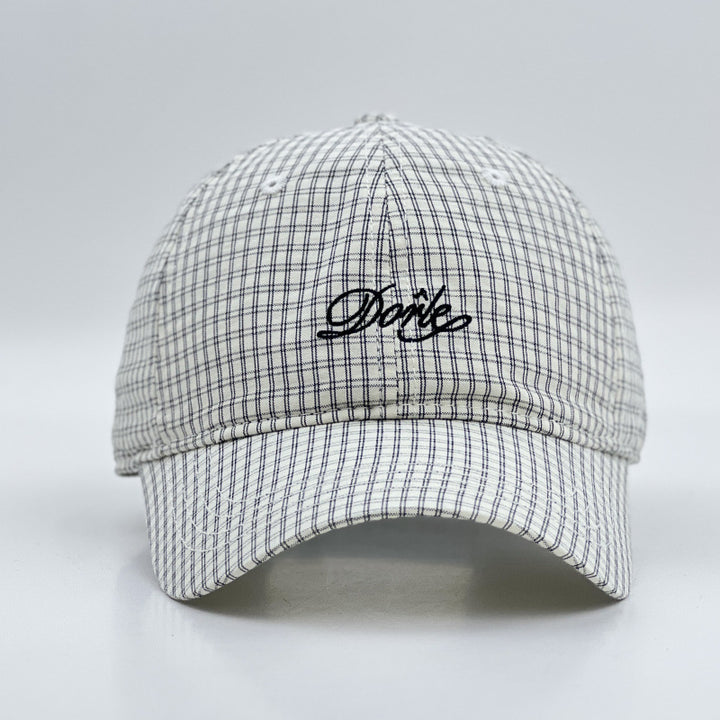 Women's Structured Plaid Baseball Cap Bowlift