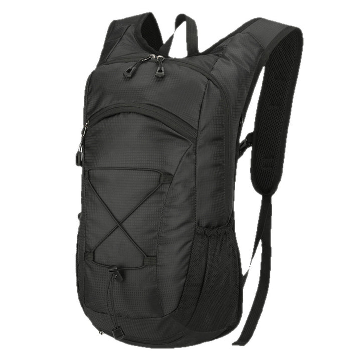 Unisex nan lightweight daypack with hydration system compatibility, breathable mesh side pockets and elastic cord attachment Bowlift
