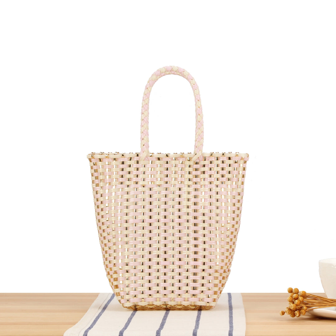 Basket bag with fashionable mesh design Bowlift