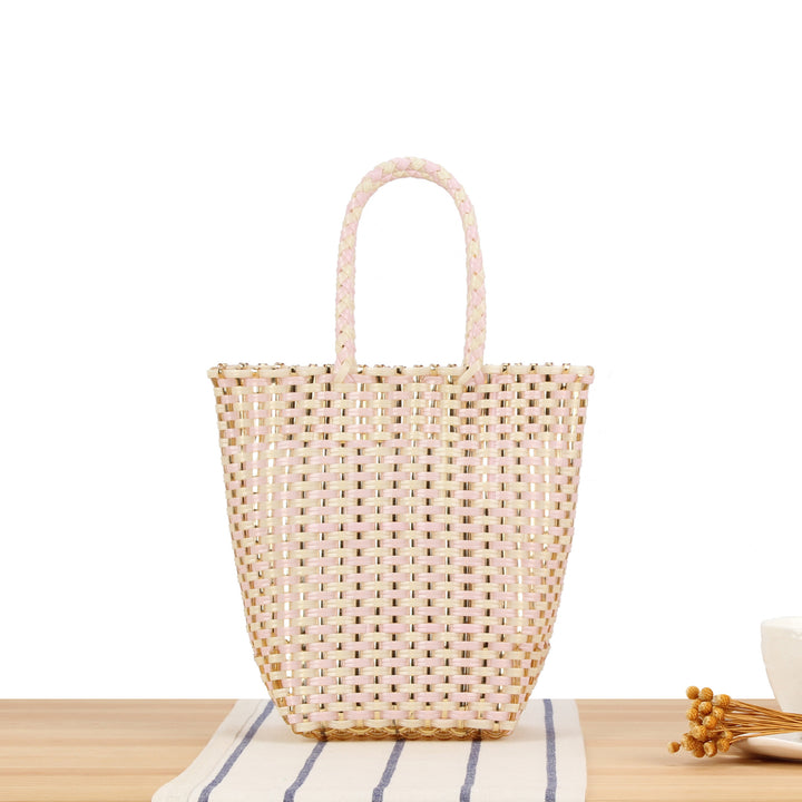 Basket bag with fashionable mesh design Bowlift