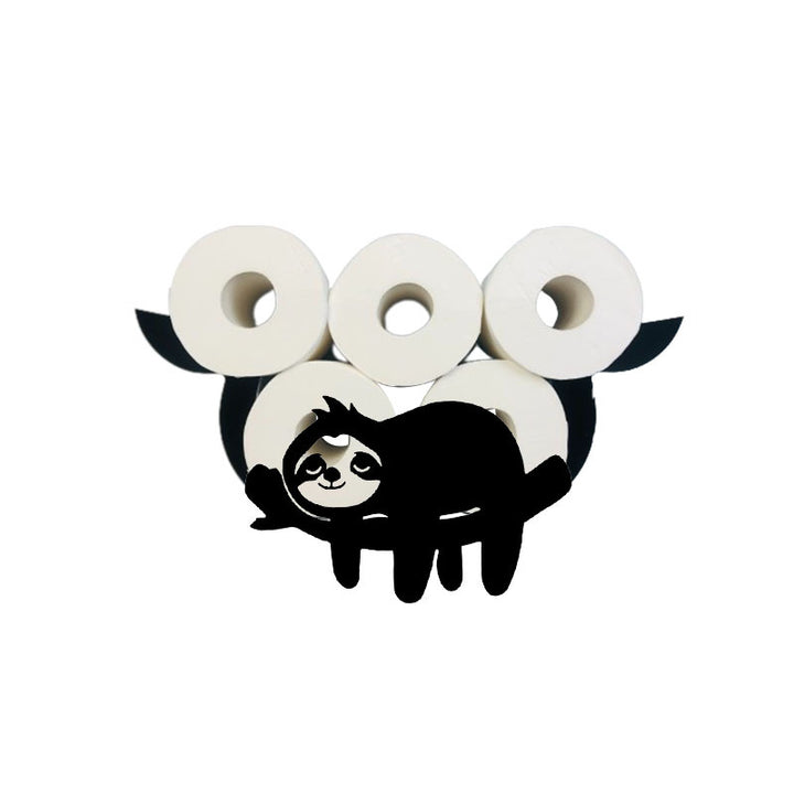 Decorative Wall-Mounted Sheep Toilet Paper Organizer and Multi-Roll Dispenser Bowlift