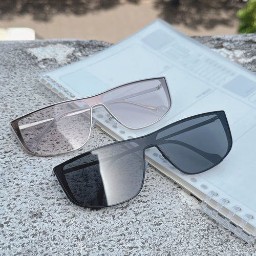 Oversized Shield Sunglasses Bowlift