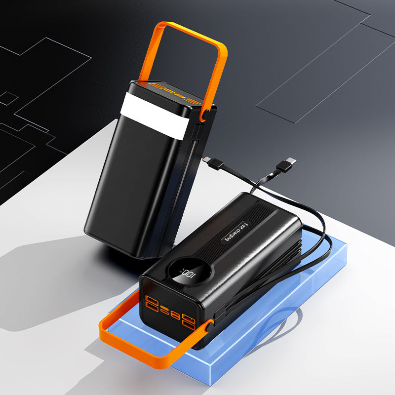 Portable power bank with smart charging and LED display Bowlift