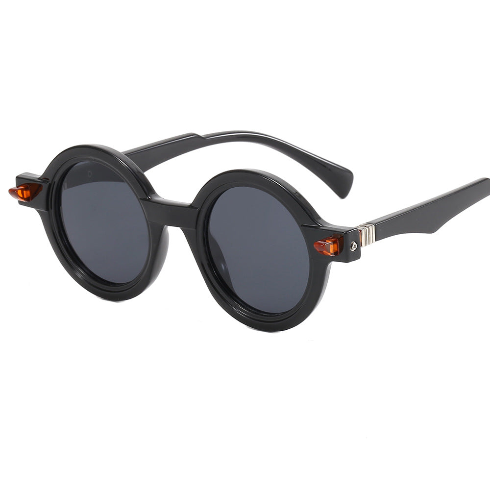 Women's fashionable round glasses with luxurious design Bowlift